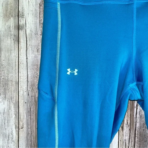 Under Armor Blue Compression Leggings - Picture 4 of 6